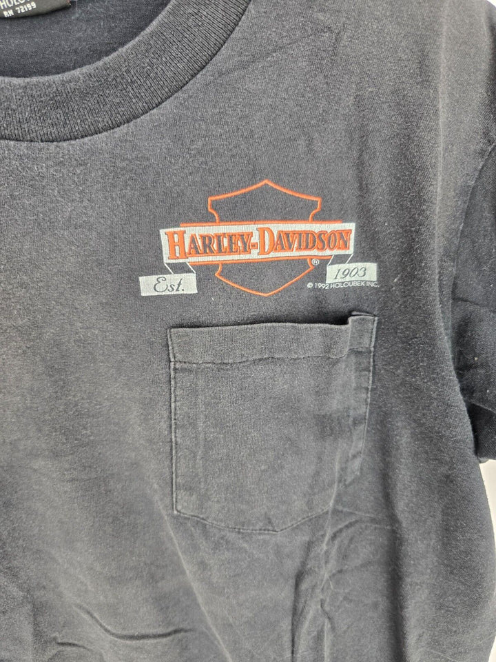 Vintage Harley Davidson Spartan Great Falls Montana T-shirt Med 1992