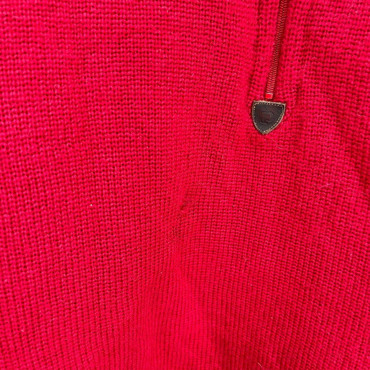 Vintage Patagonia Alpiniste 1/4 Zip Fishermen Fall 1997 Zip Red Sweater Size L