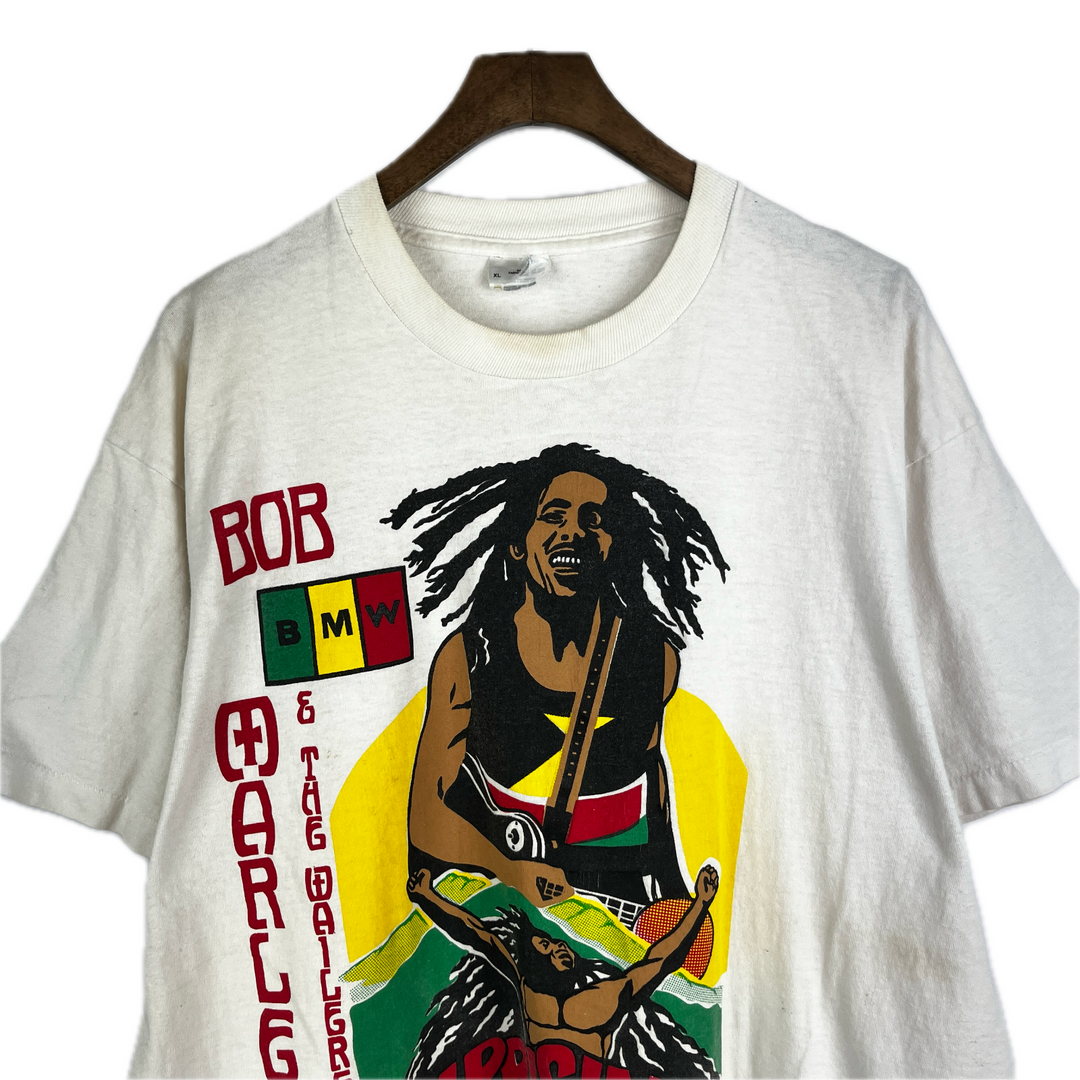 Vintage Bob Marley And The Wailers Graphic Band T-Shirt Mens L