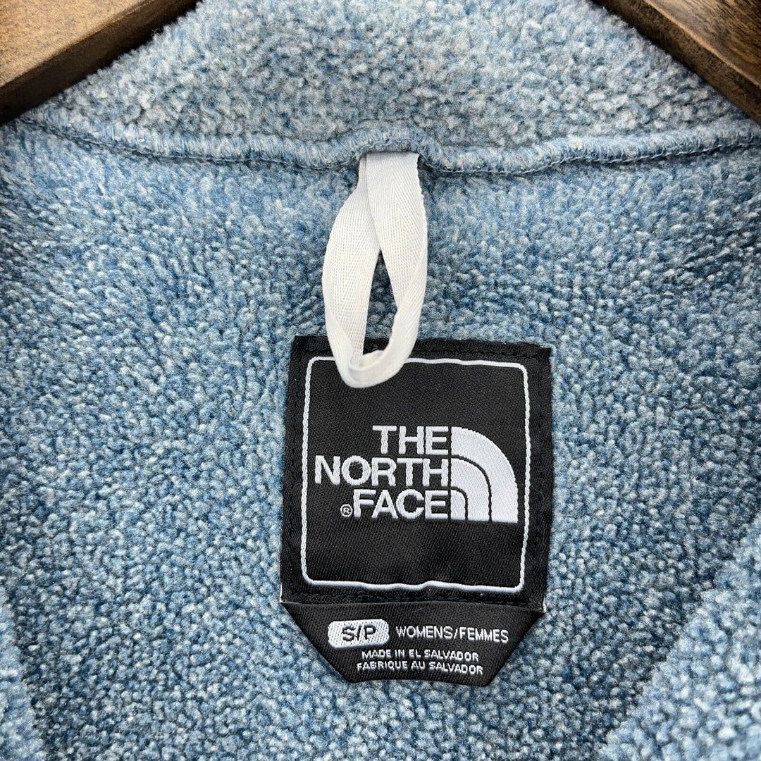 Vintage The North Face Full Zip Fleece Navy Blue Size S Women's