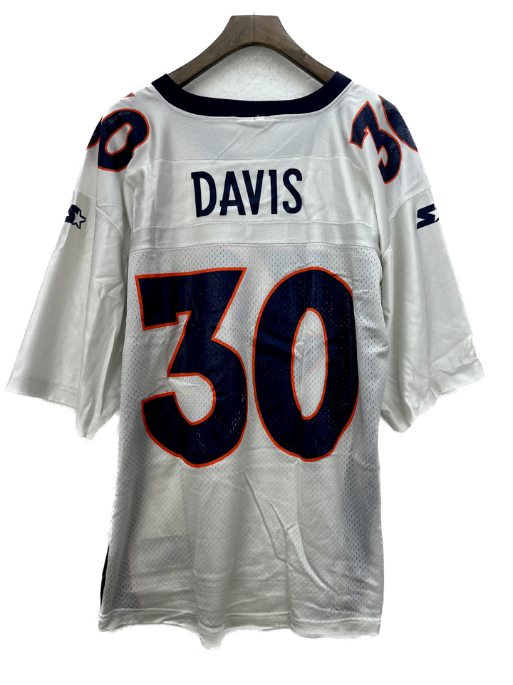 #30 Terrell Davis Denver Broncos Starter Vintage Football Jersey Size 48 NFL 90s