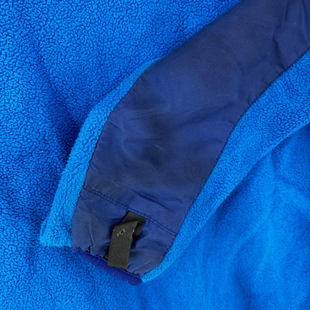The North Face Denali Jacket Mens Size S Full-Zip Blue Fleece Sweater Hooded