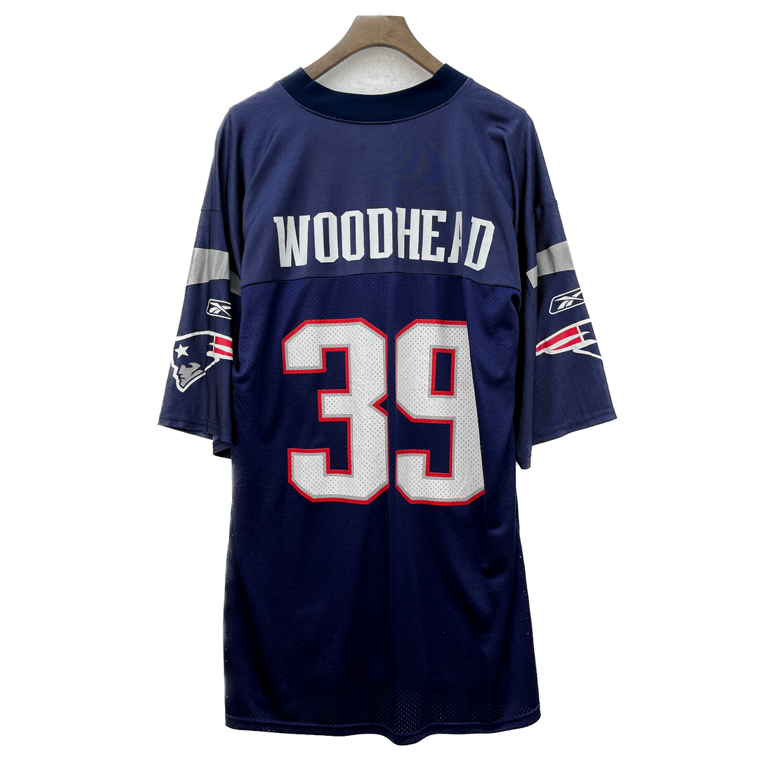 Reebok New England Patriots Danny Woodhead #39 Navy Blue Jersey NFL Size L