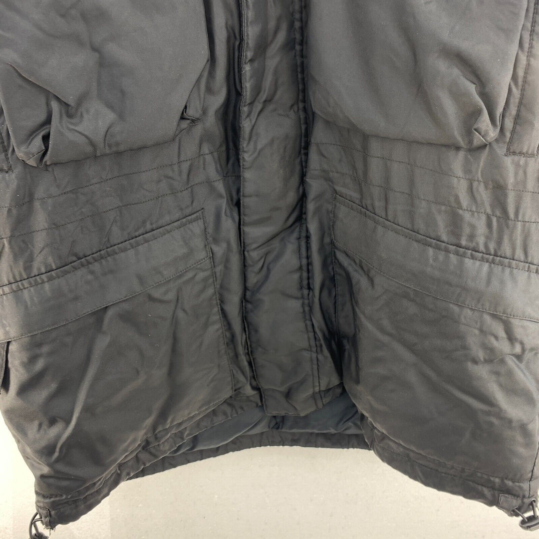 Vintage Polo Ralph Lauren Nasa Black Down Insulated Full Zip Jacket Size 2XL