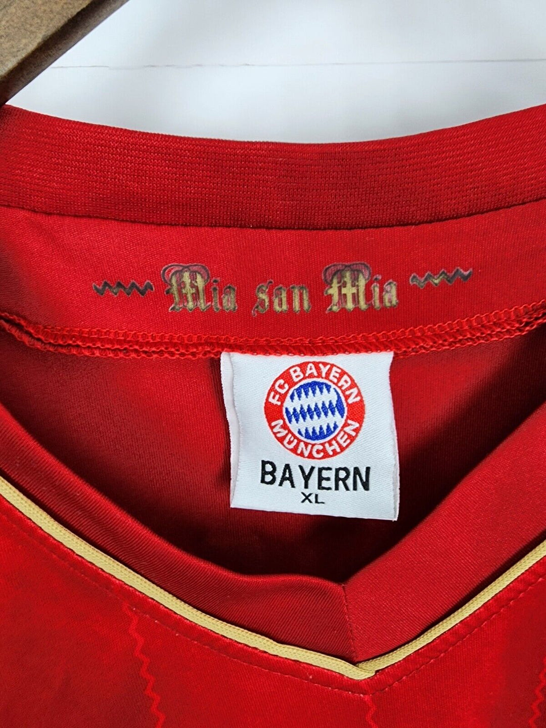 Ray De Francia 2011 2012 Home Size XL Jersey Red #15 Bayer Munich