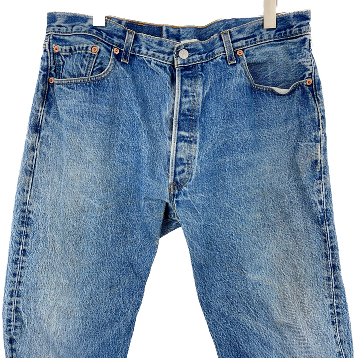 Vintage Levi Strauss 501 Denim Medium Wash Blue Jeans Size 40 x 36