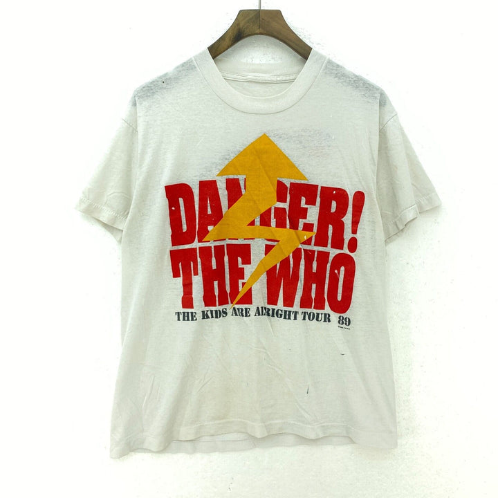 The Kids Are Alright Tour 89 Danger The Who White T-shirt Size S