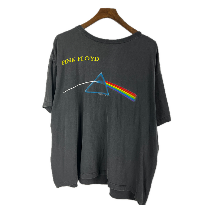 Vintage 1992 Dark Side of The Moon Pink Floyd Black T-shirt Size XXL