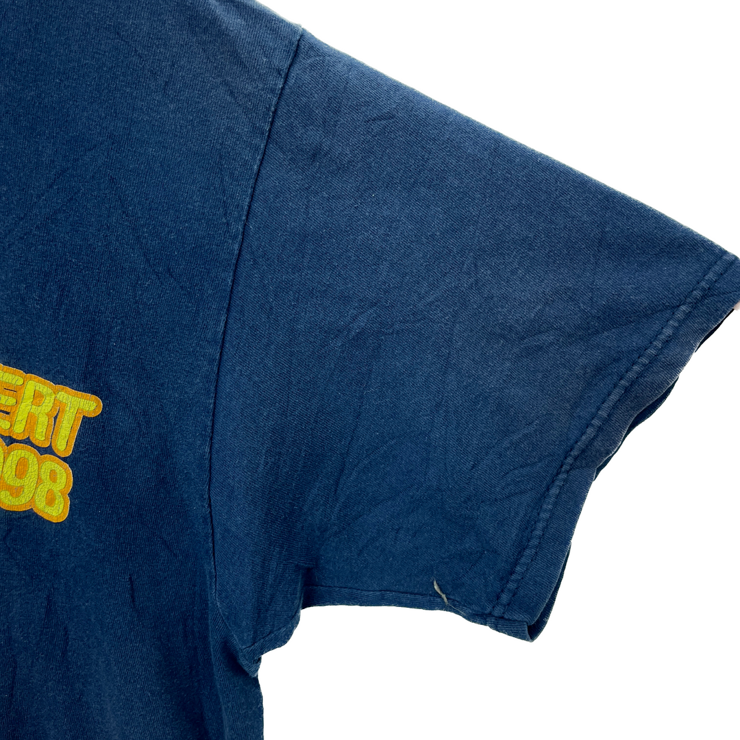 Vintage Tibetan Freedom Concert 1998 Navy Blue T-shirt Size L