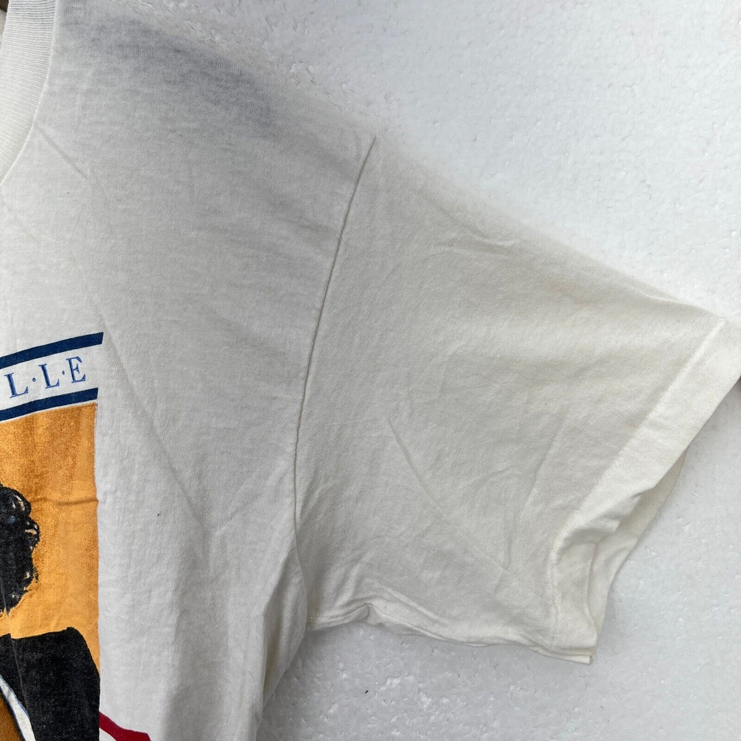 Vintage Patti La Belle White T-shirt Size L Single Stitch