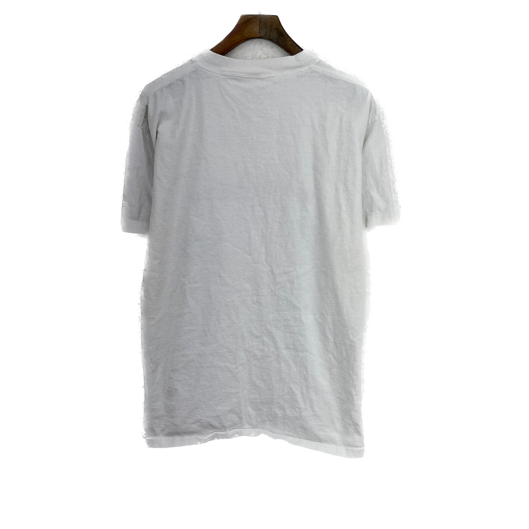 Vintage Bubba Wear Authentic Logo White T-shirt Size L