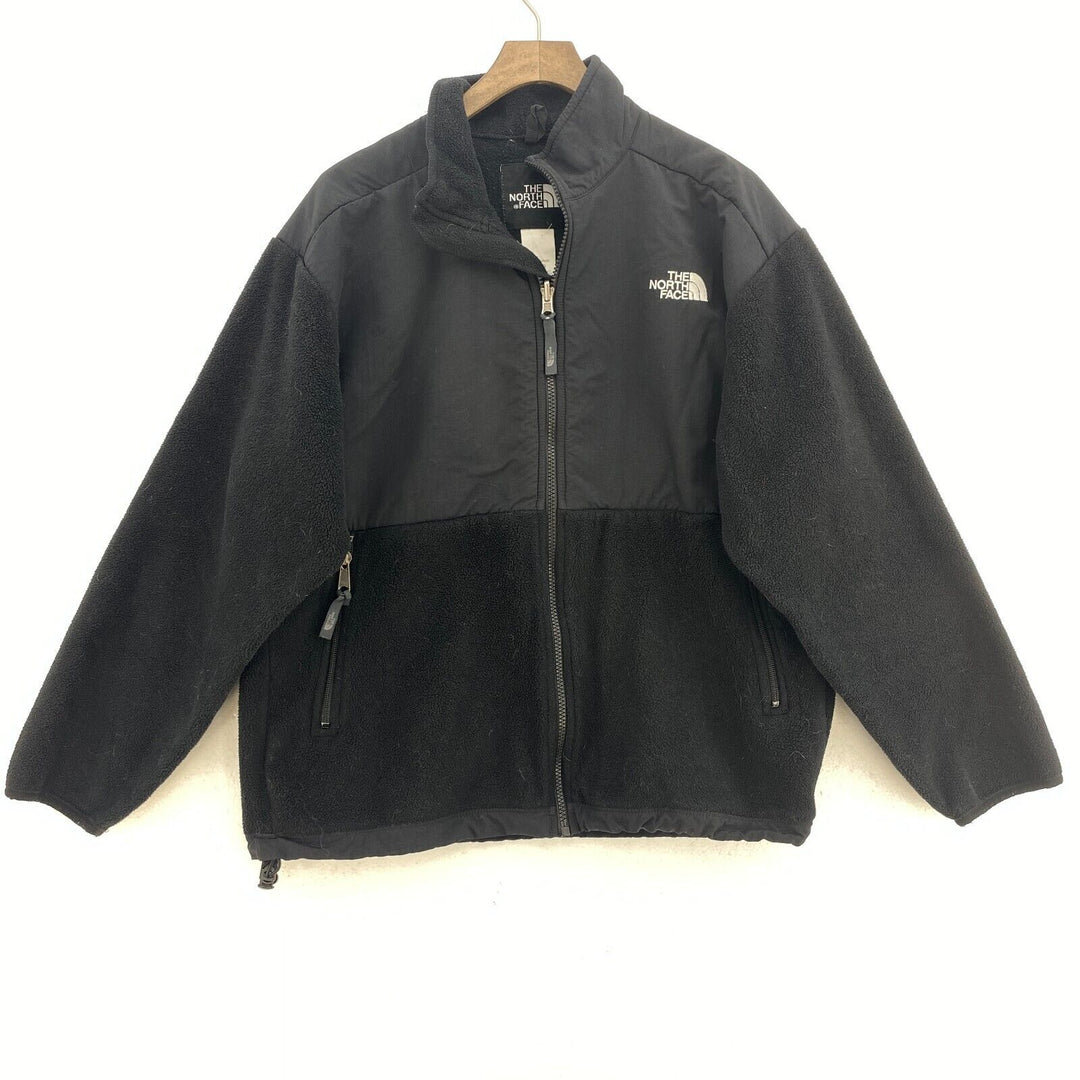 The North Face Youth Full Zip Black Denali Fleece Jacket Size XL