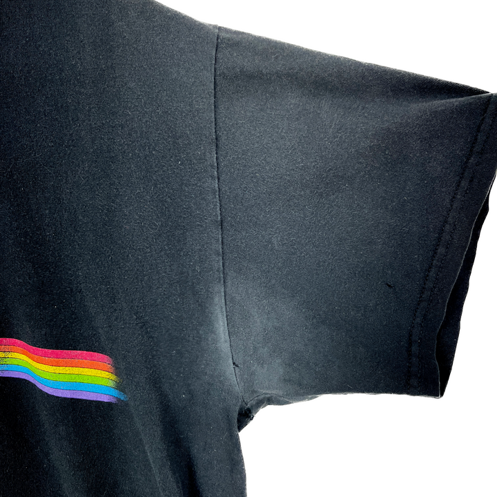 Vintage Pink Floyd Dark Side of the Moon Prism Graphic T-Shirt Size M-L Black