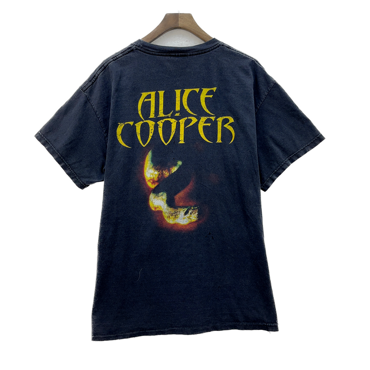 Vintage Alice Cooper 2004Snake Nightmare Black T-shirt Size L