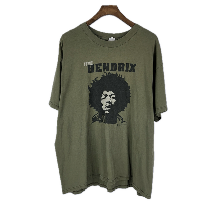 Vintage “Jimi Hendrix” Licensed 2005 Graphic T-Shirt, Large Green