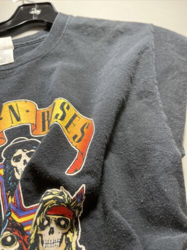 Vintage Gun N'Roses Appetite For Destruction Rock Band Black T-shirt Size S