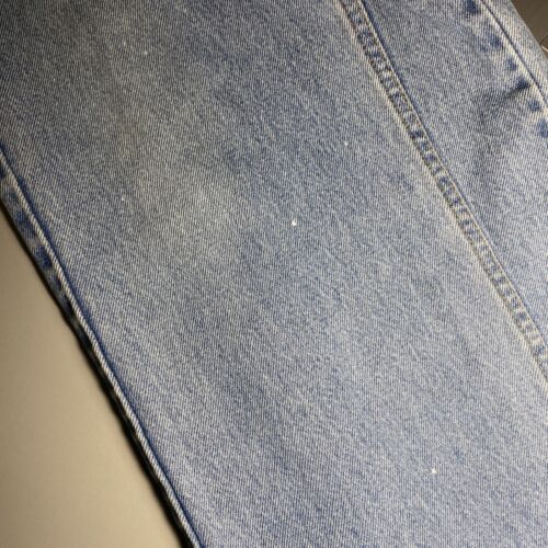 Levi's 619 Orange Tab Straight Taper Vintage Jeans Light Wash Blue Size 36x34