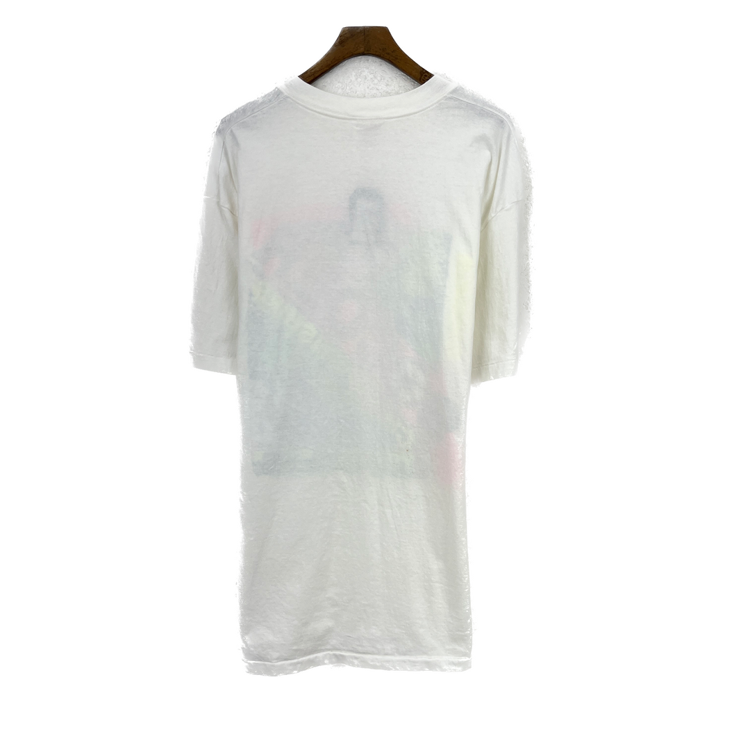 Vintage Soccer Championships 1992 White T-shirt Size XL