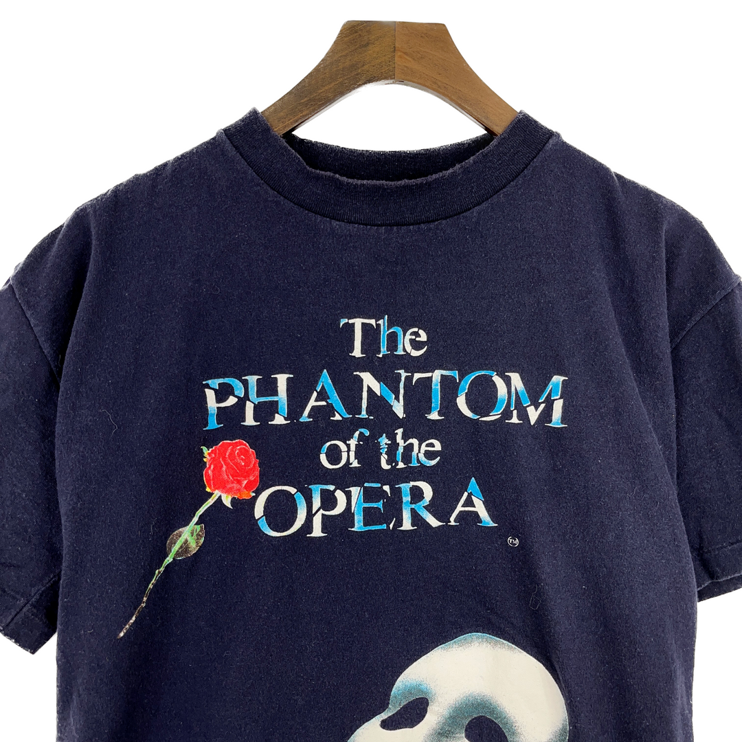 Vintage Roots The Phantom Of The Opera Musical Movie Navy Blue T-shirt Size M