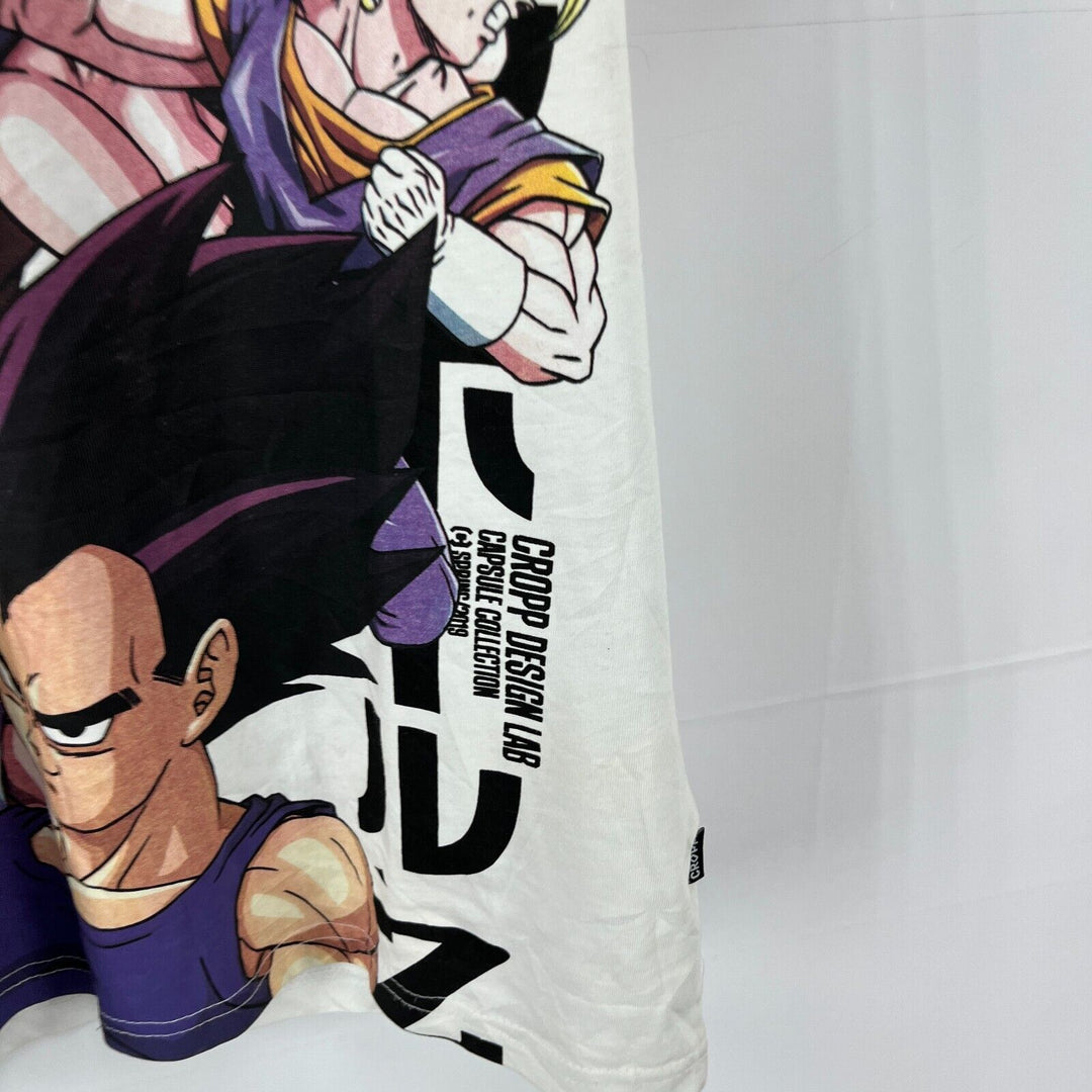 Dragon BAll Z Capsule Collection Goku Graphic Print Shirt White Size M