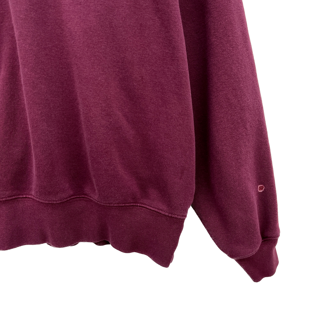 Vintage Nike Minnesota Spell Out Burgundy Sweatshirt Size L