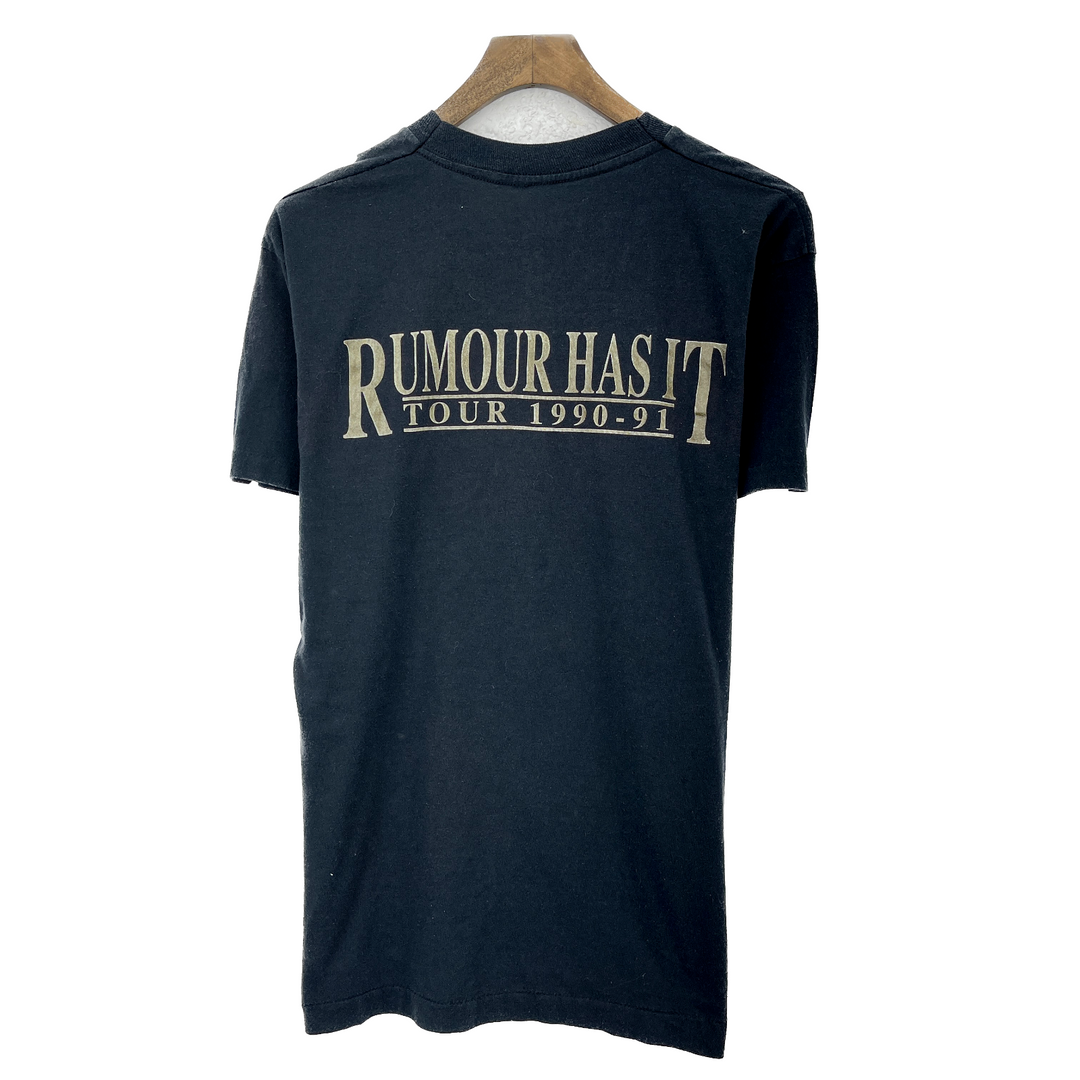 Vintage Reba Rumour Has It Tour 1990 Black T-shirt Size M