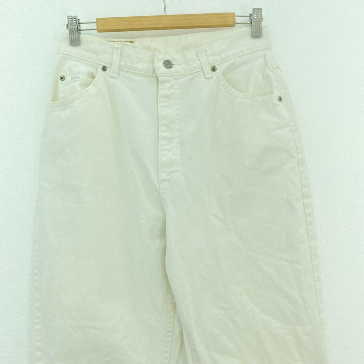 Lee White Vintage Jeans Size 14 Tapered Leg