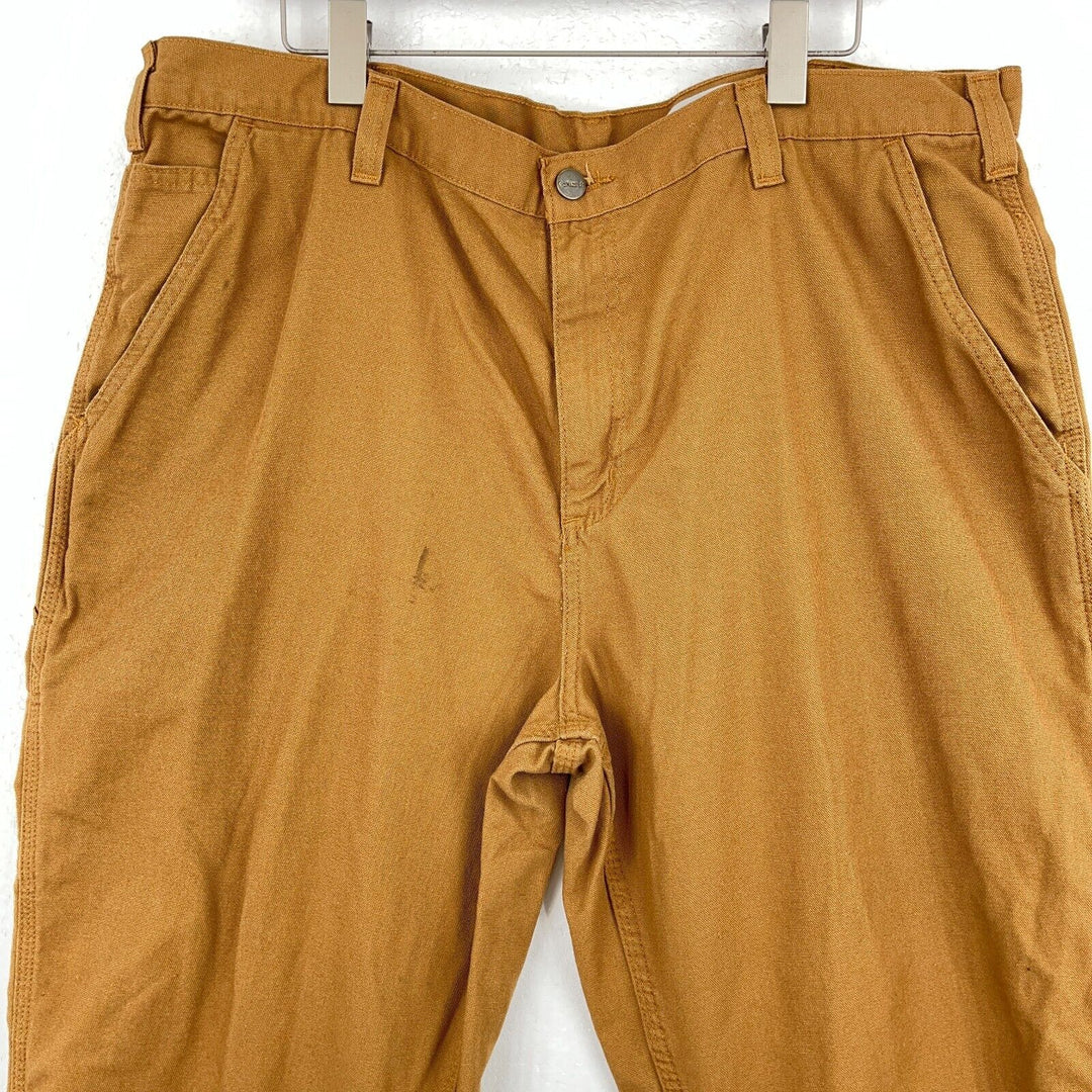 Vintage Carhartt Canvas Dungaree Carpenter Cargo Workwear Pants Size 40