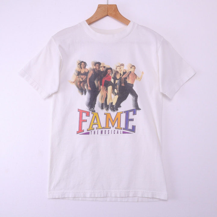 Fame The Musical 1998 Vintage White T-shirt Size S