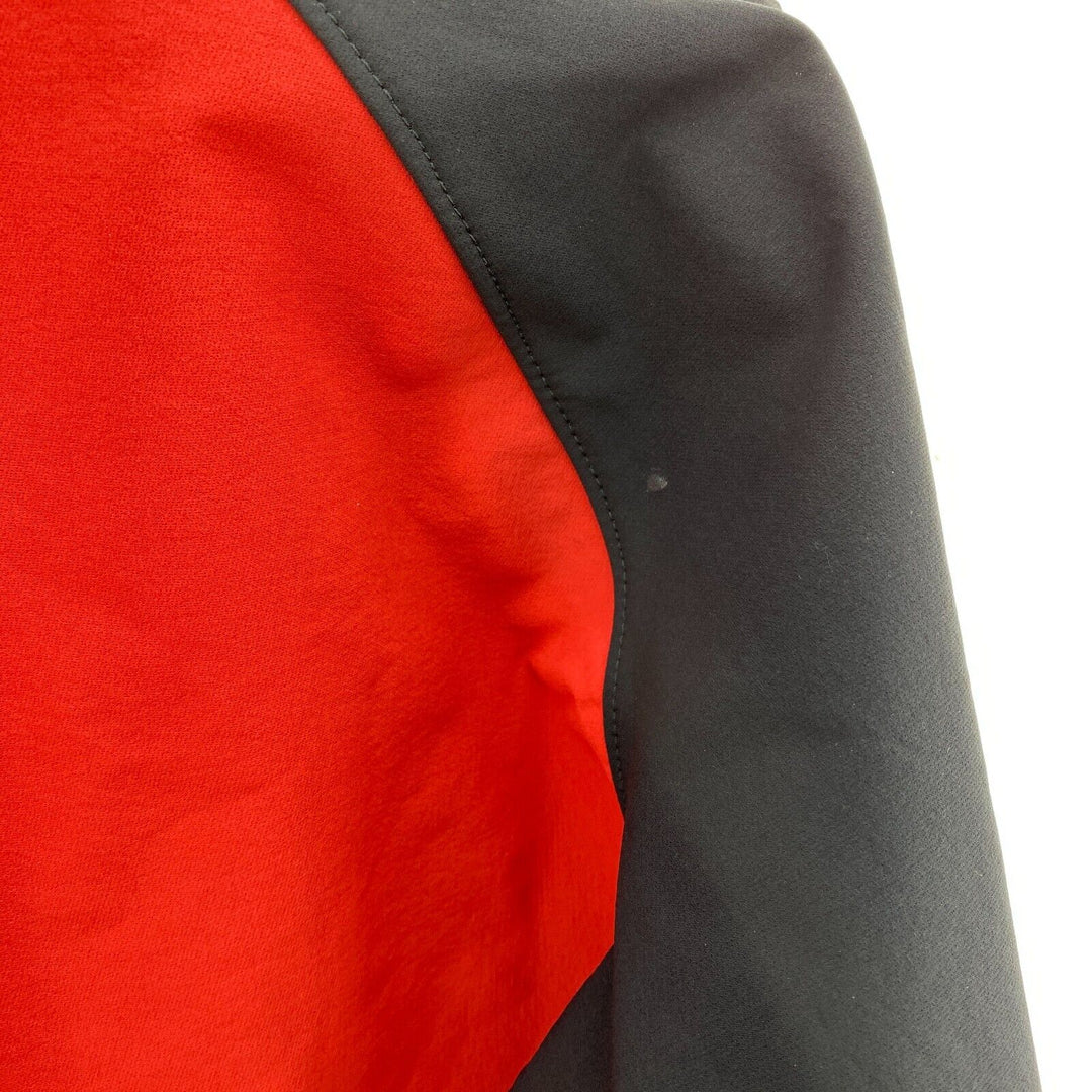 Vintage Patagonia Logo Full Zip Raglan Sleeve Red Black Jacket Size M