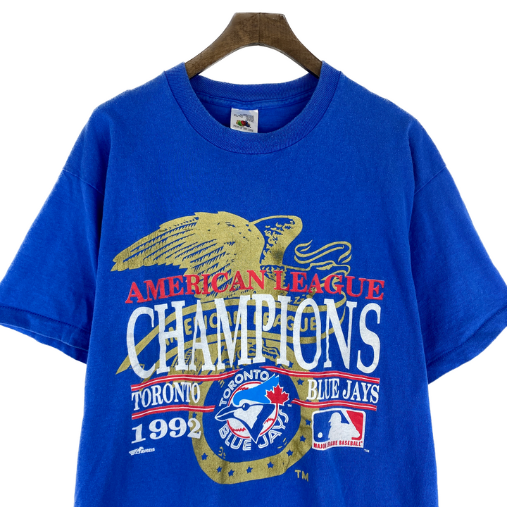 Vintage Toronto Blue Jays MLB Blue T-shirt Size XL Single Stitch