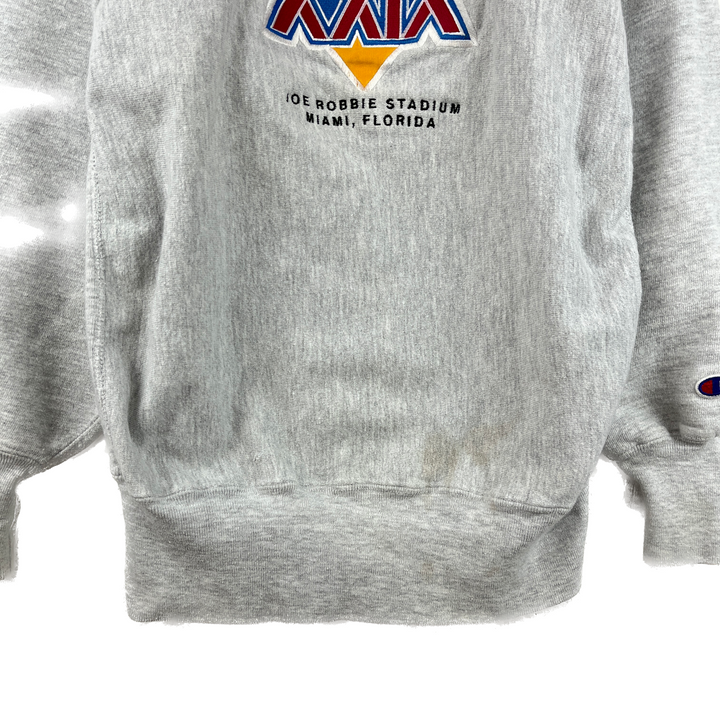 Vintage Super Bowl XXIX Miami Florida Gray Sweatshirt Size XL