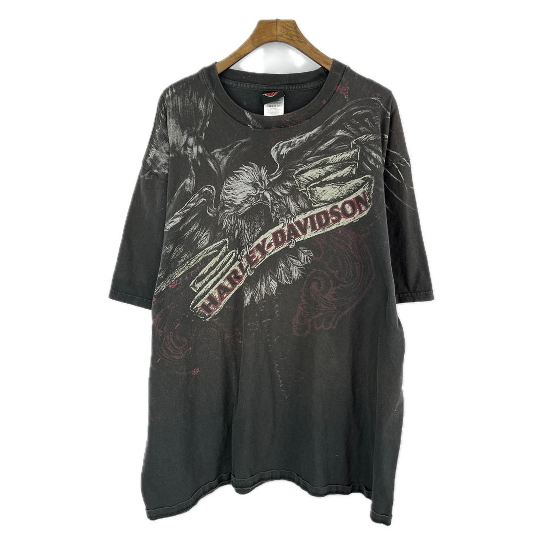 Harley Davidson Low Country Charleston Eagle T-Shirt 2XL USA Black