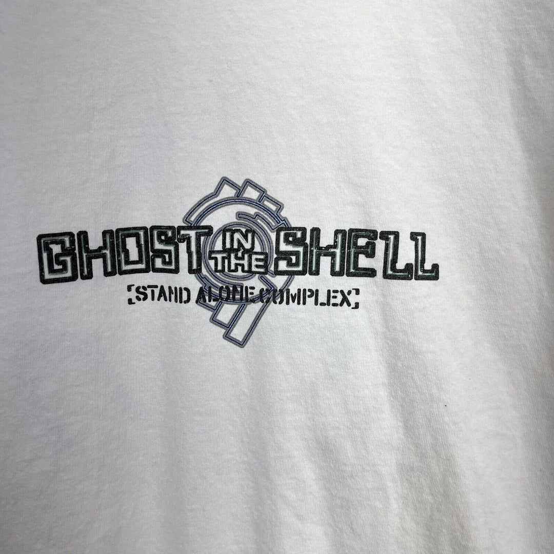 Vintage Ghost In The Shell Animation White T-shirt Size XL