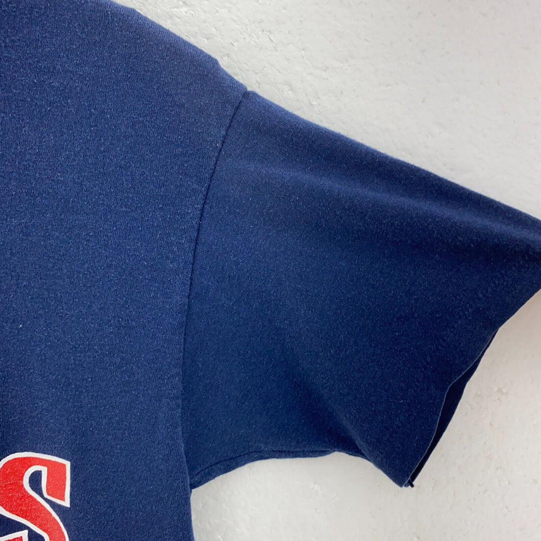 Vintage Minnesota Twins T-shirt Size M Blue Single Stitch MLB