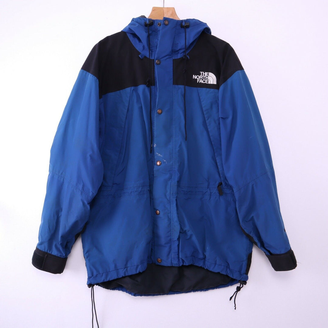The North Face Men's Blue Windbreaker Full Zip Hooded Size Large