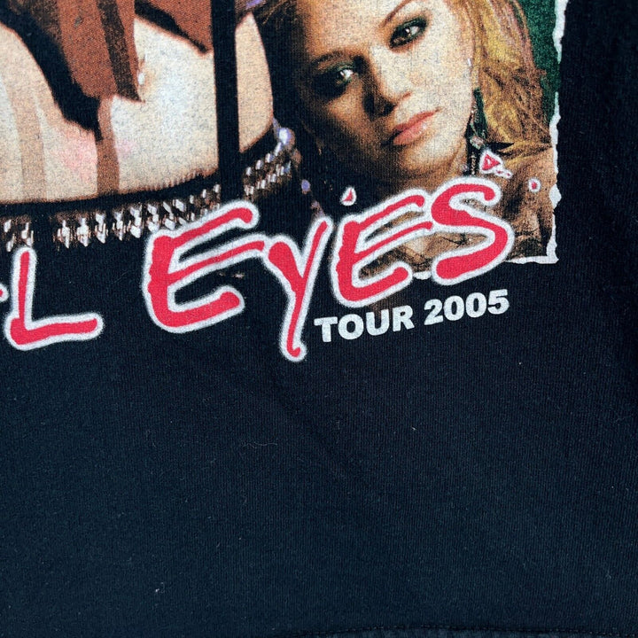 Vintage Kelly Clarkson Hazel Eyes Tour 2005 Black T-shirt Size S