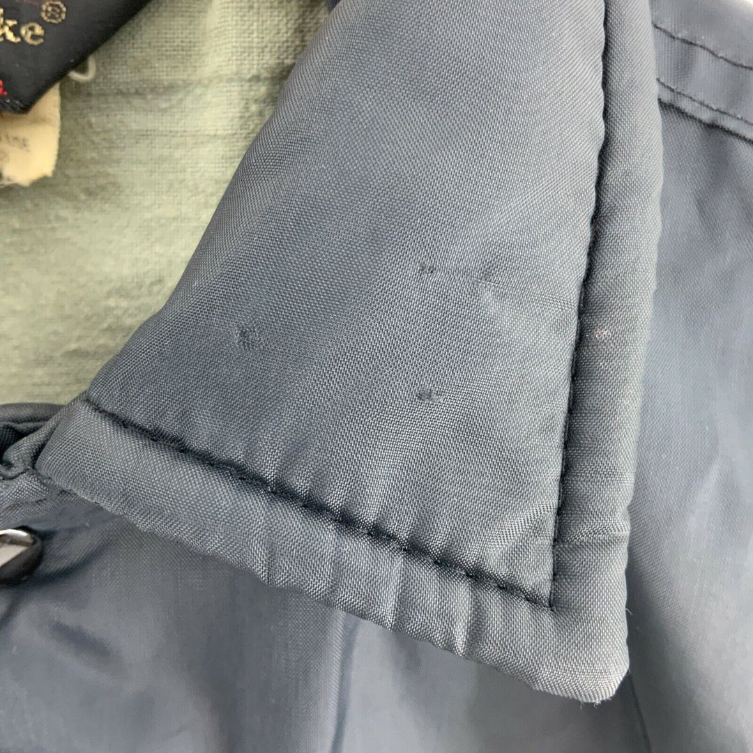 Vintage Women Nylon Jacket Dark Gray Size L 50s