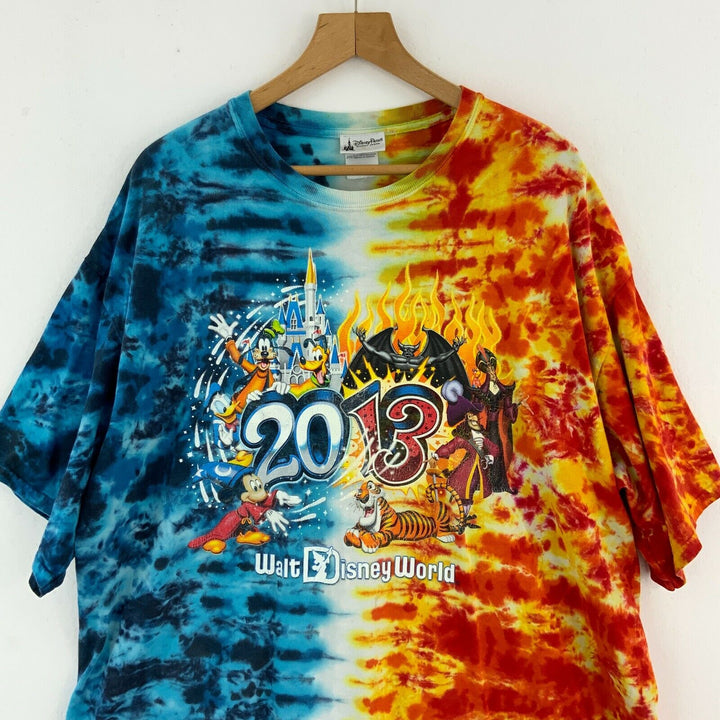 Walt Disney World 2013 Tie Dye T-shirt Size 2XL