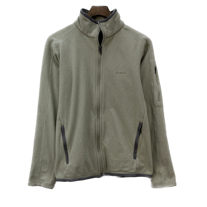 Patagonia Women's Aravis Full Zip Fleece Jacket Size S Beige