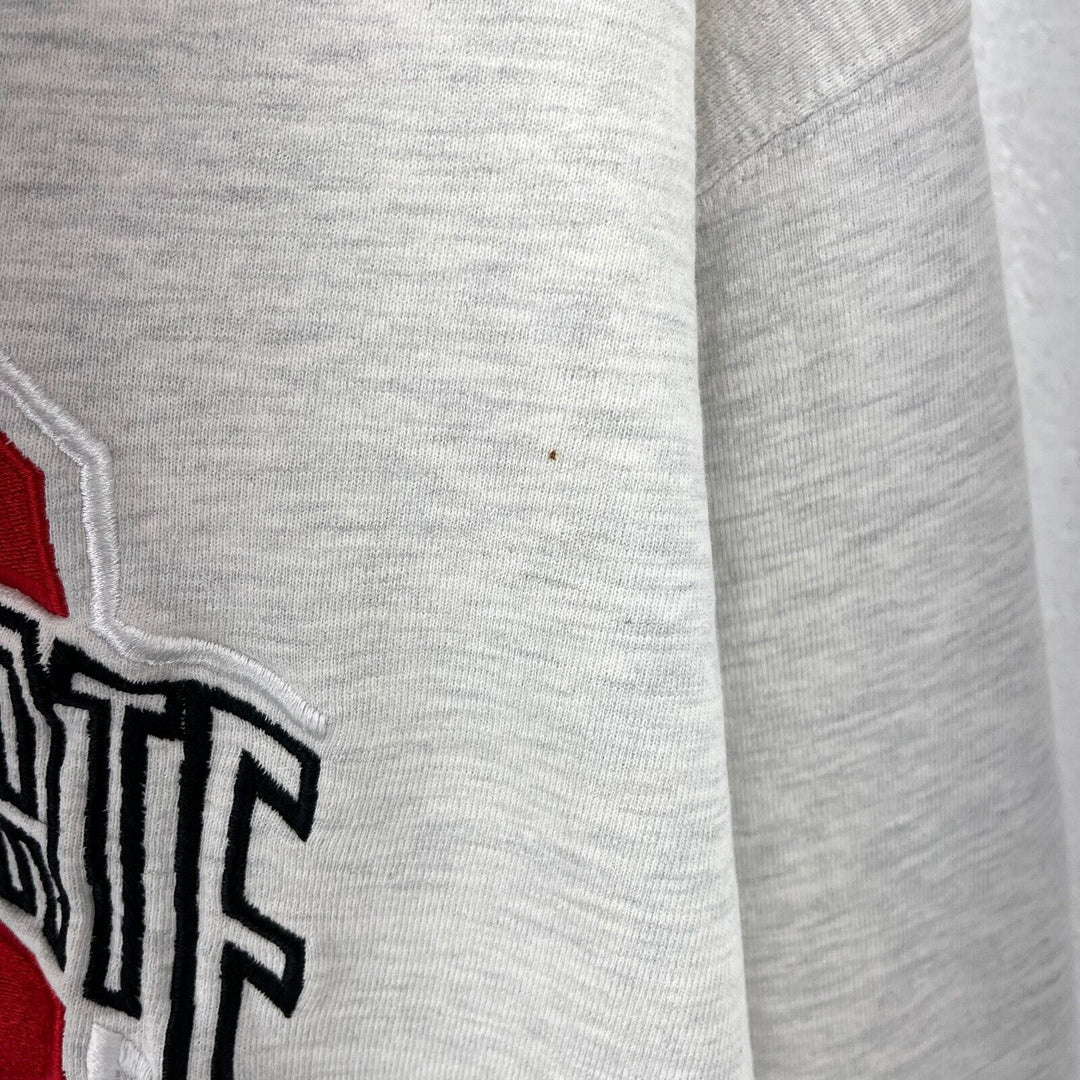 Vintage Ohio State Buckeyes NCAA Football Gray Sweatshirt Size L