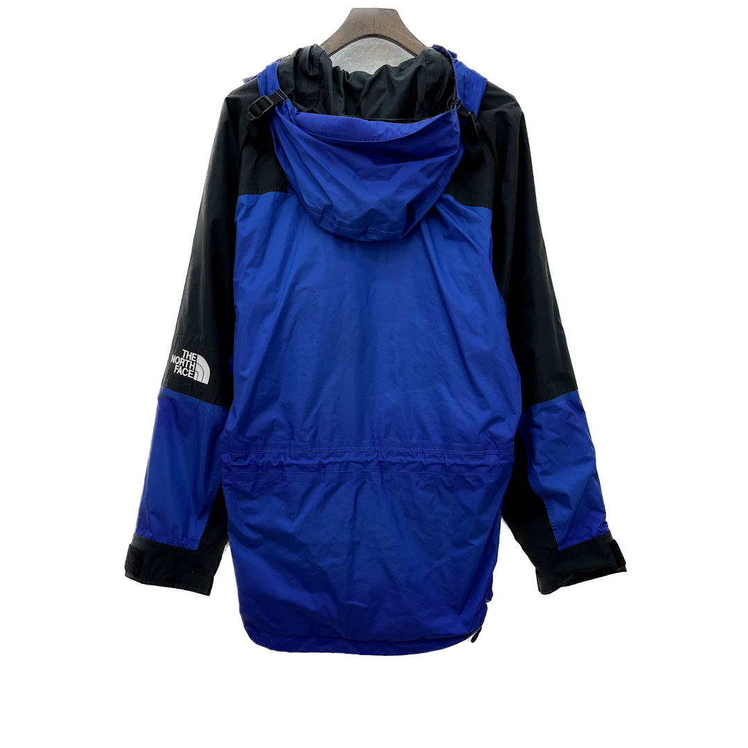 The North Face Mountain Windbreaker Vintage Rain Jacket Size S Blue 90s