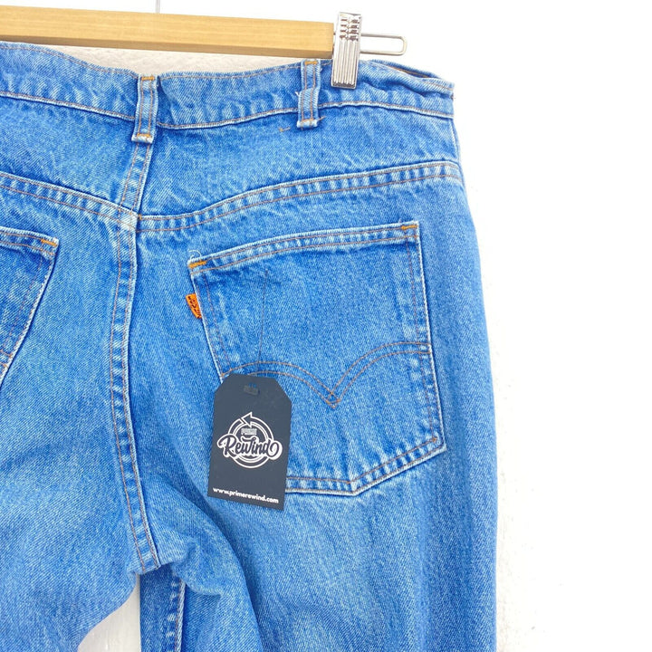 Levi's Orange Tab Medium Wash Blue Vintage Jeans Size 34 x 34 Slim Straight