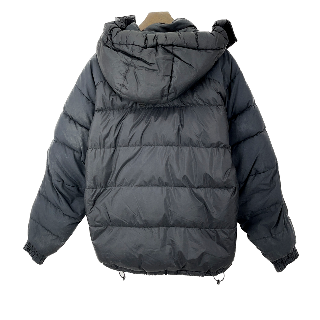 Vintage Mountain Hard Wear Full Zip Black Puffer Jacket Size M