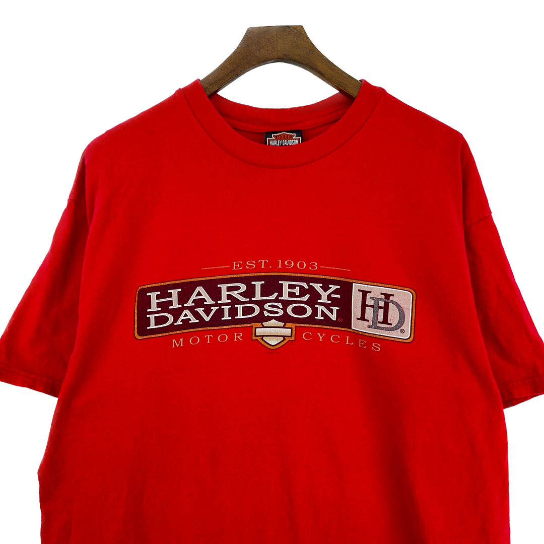 Harley Davidson L T Shirt Worth Kansas City Missouri Skyline HD Motorcycles USA