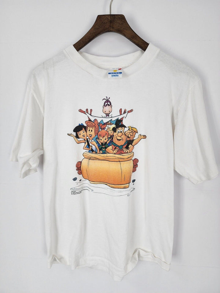 The Flintstones T Shirt Vintage 90s Hanna Barbera Cartoon Made In USA Size 18-20