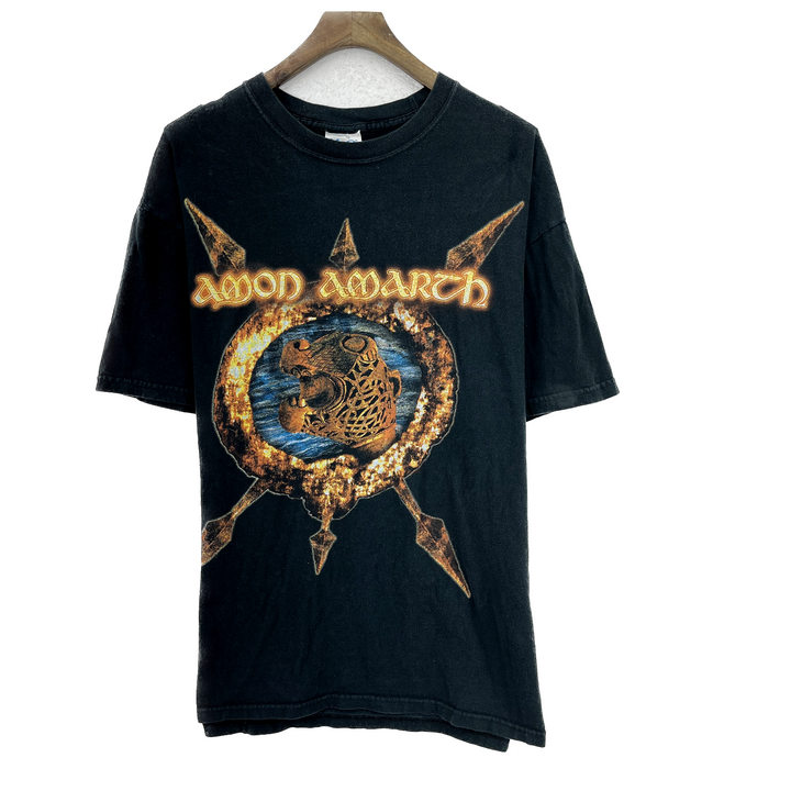 Vintage Amon Amarth Cygnus Across The Atlantic Tour 2003 Black T-shirt Size L
