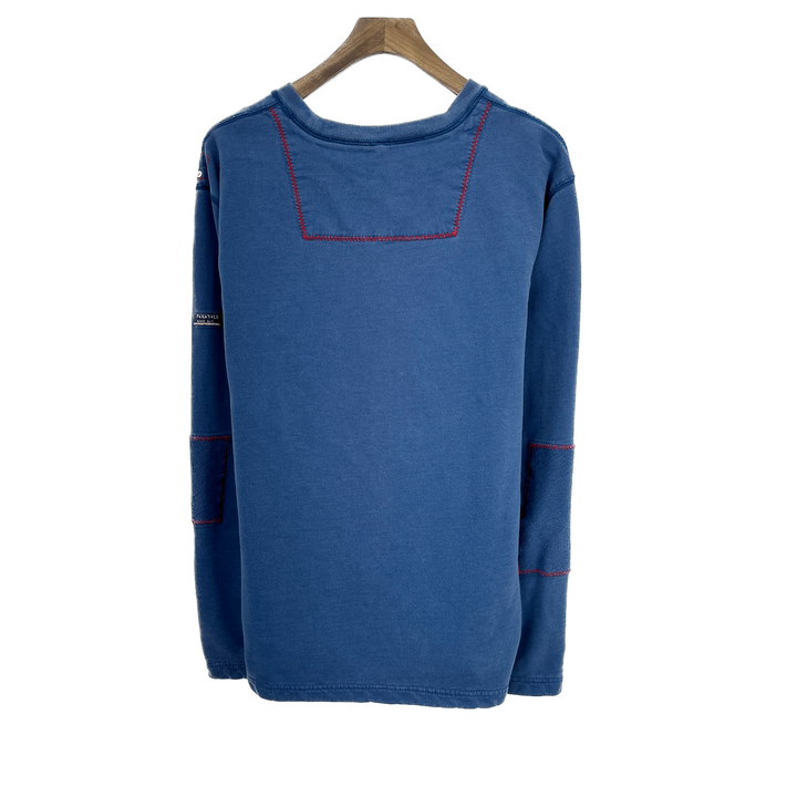 Vintage Parasuco Crew Neck Navy Blue Sweatshirt Size M