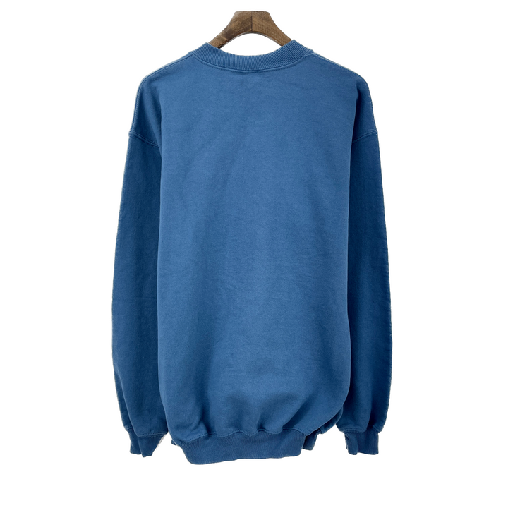 Vintage Gildan Activewear Pullover Crewneck Sweatshirt Blue Size M