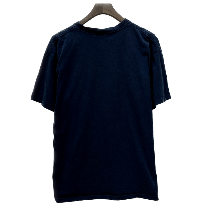 Vintage Nike Men's Black T-Shirt M Short Sleeve White Embroidered Swoosh